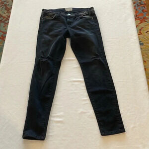 Current/Elliott The Ankle Skinny Blackjack Destroy jeans women’s  size‎ 27 EUC